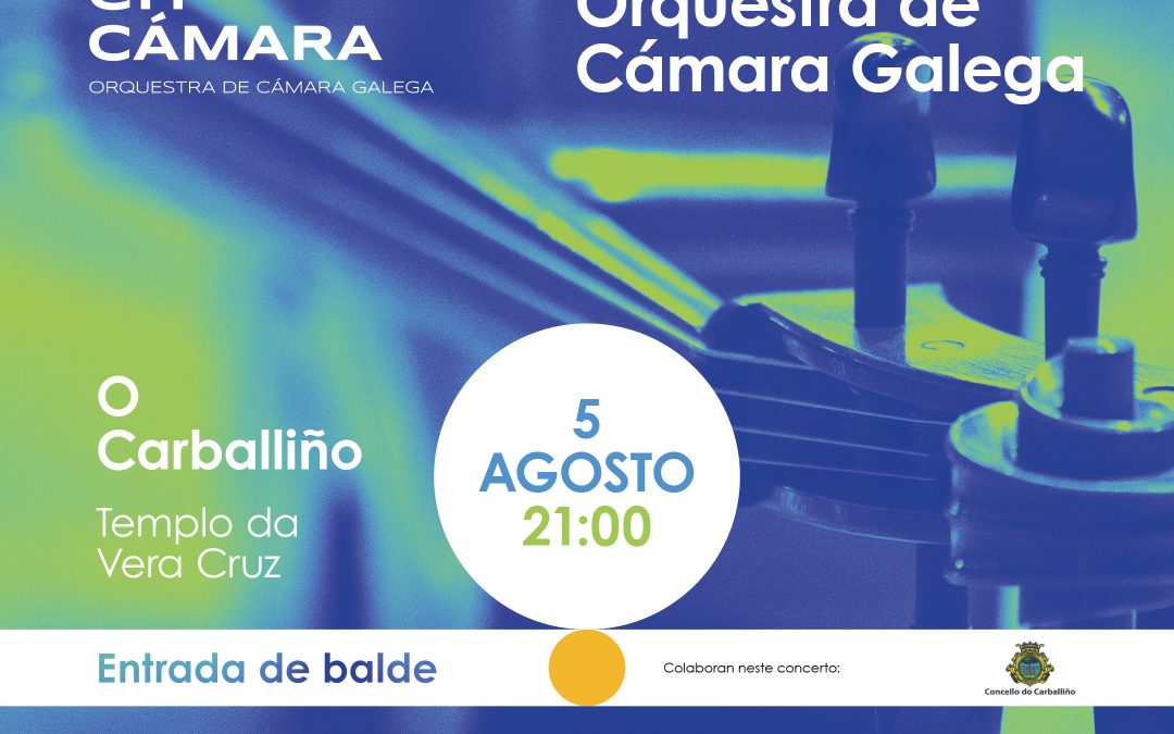 Concerto Orquestra de Cámara Galega 5 de Agosto en ‘ O Carballiño ‘